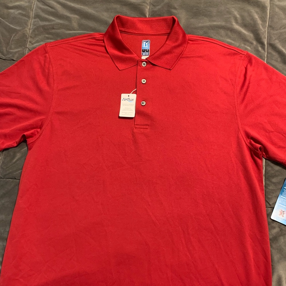 Men’s Large Golf t-Shirt Red